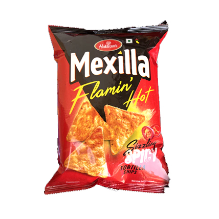 Haldirams Chips Mexilla Sizzling Spicy Tortilla 